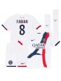 Paris Saint-Germain Fabian Ruiz #8 Vieraspaita Lasten 2024-25 Lyhythihainen (+ shortsit)